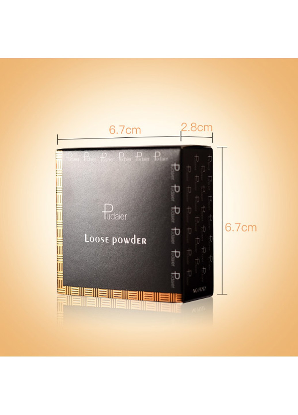 Напівпрозора розсипчаста фіксуюча пудра 6г Pudaier (254455151)