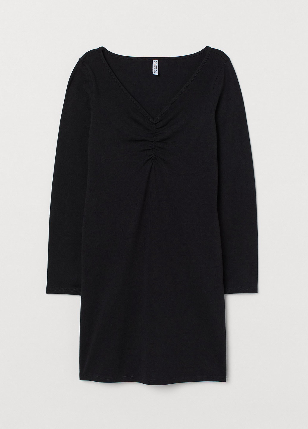 Черное кэжуал платье H&M