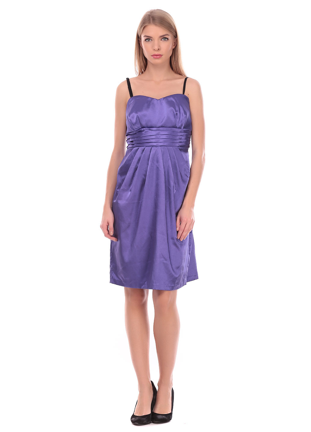 Фиолетовое вечернее платье Laura Scott однотонное