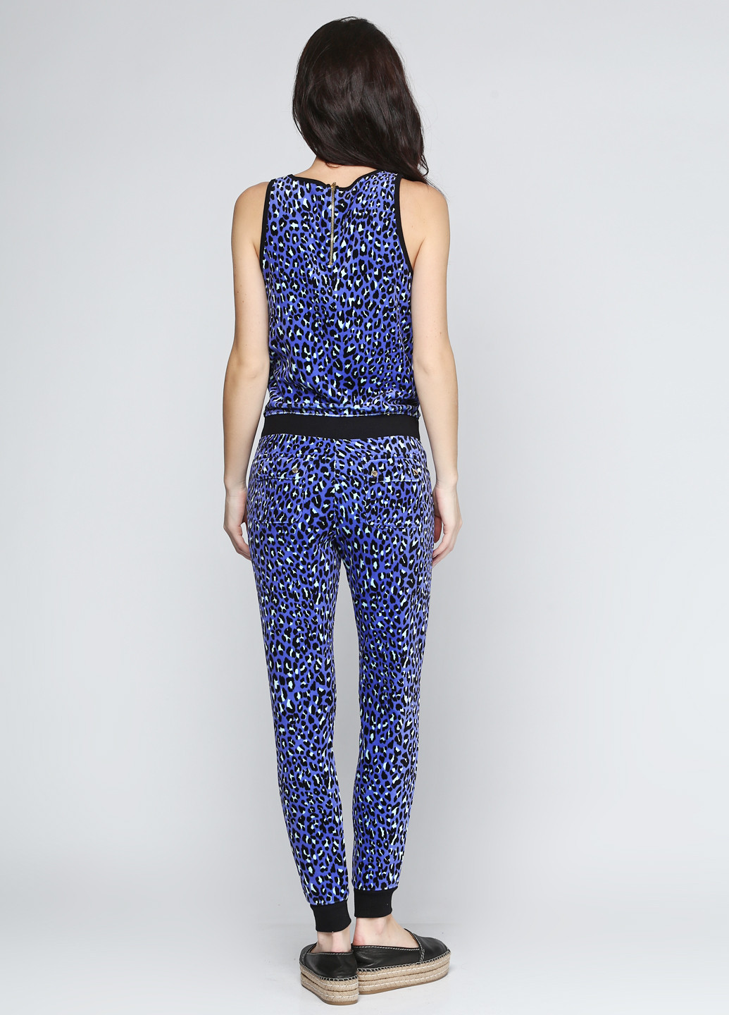 Комбінезон Juicy Couture комбінезон-брюки анімалістичні синій кежуал