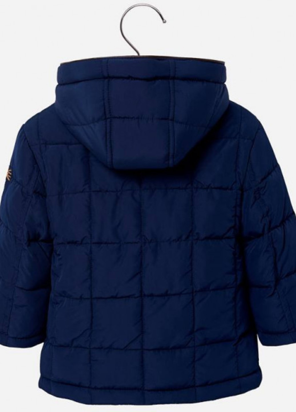 Синяя зимняя куртка удлиненная для мальчика Mayoral 2473