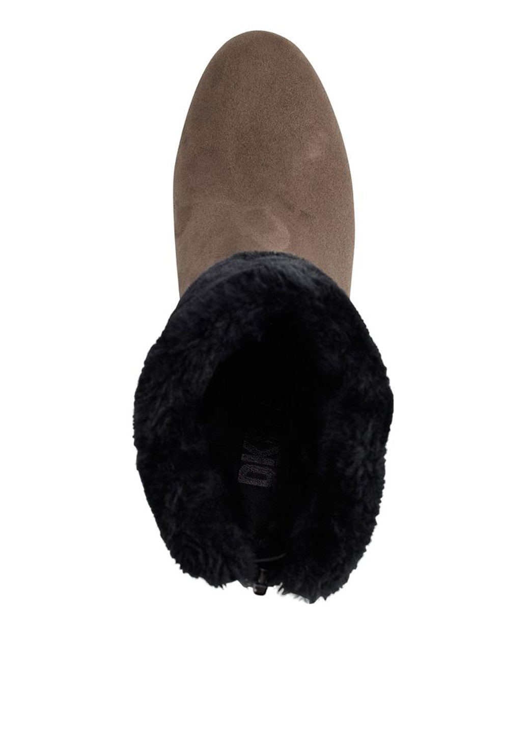 Осенние ботинки DKNY с мехом из искусственной замши