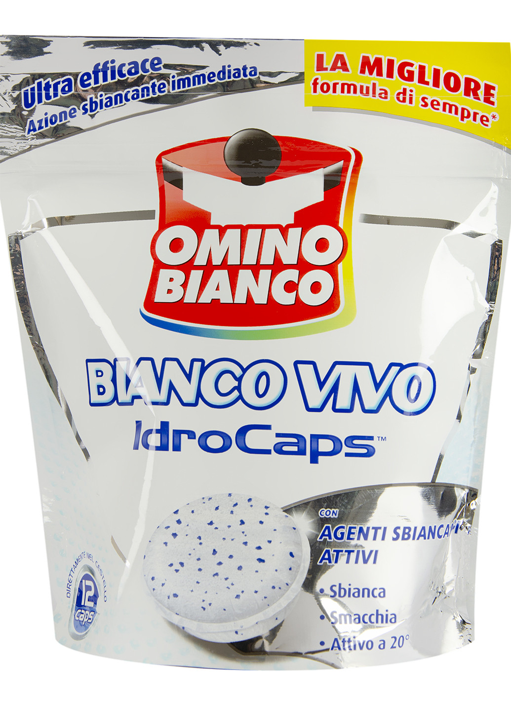 Капсулы для удаления пятен Idro Caps White (12 штук) 240 г OMINO BIANCO (214151499)