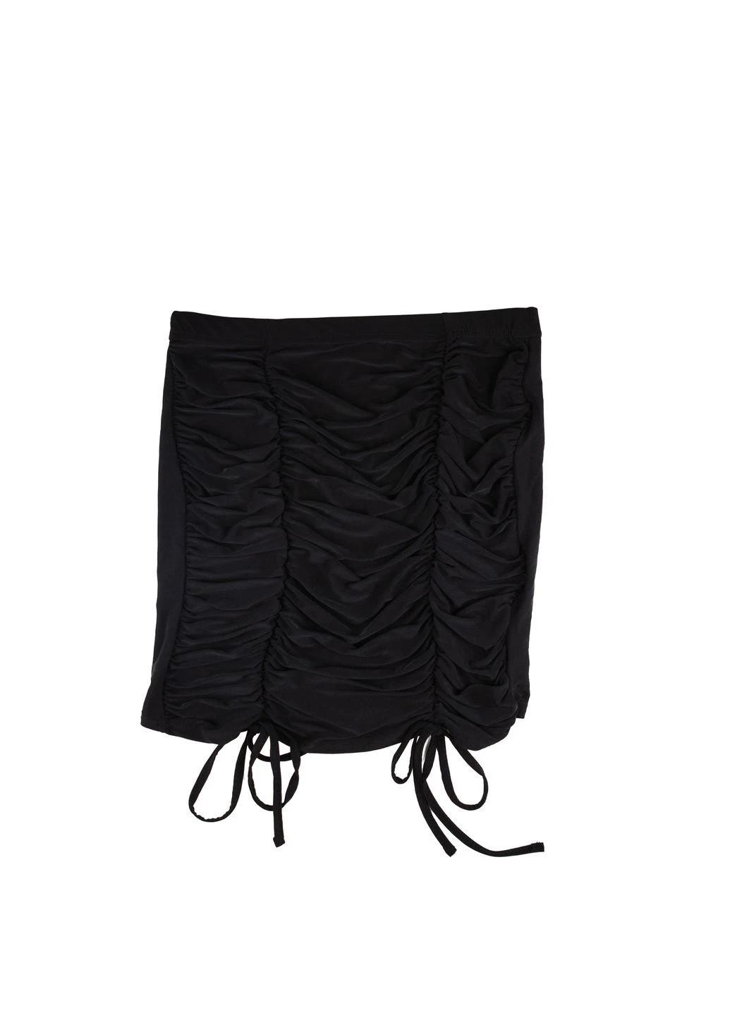 Черная однотонная юбка Boohoo