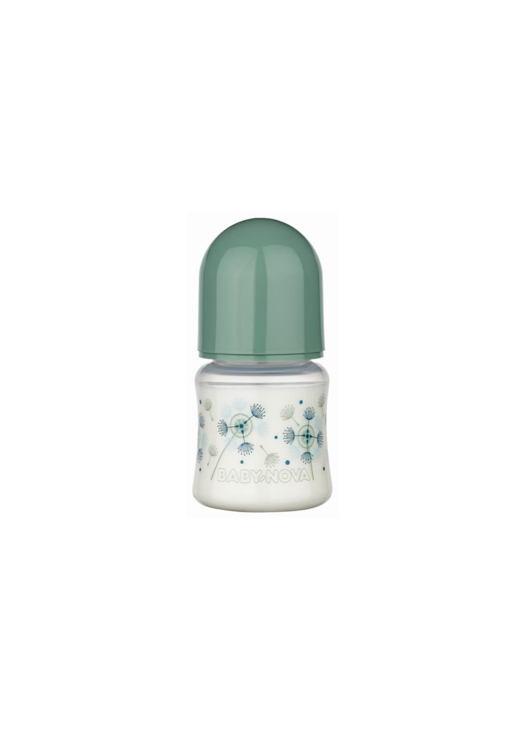 Бутылочка для кормления Декор, с широким горлышком, 150 мл, зеленый Baby-Nova (252189913)