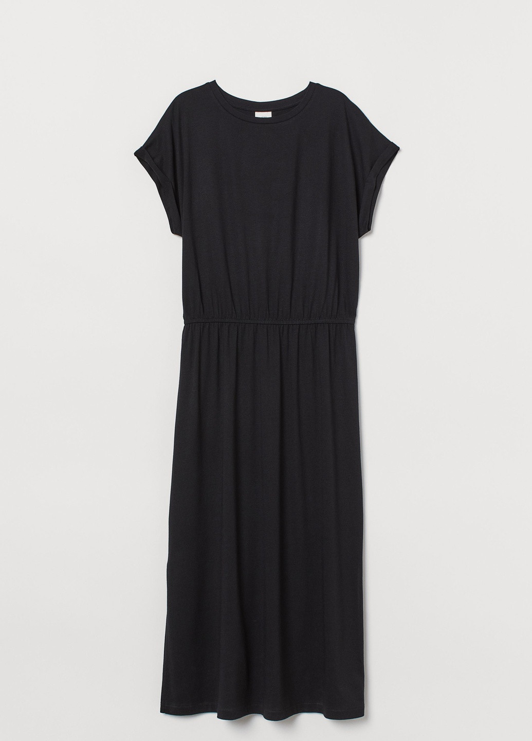 Чорна кежуал сукня H&M однотонна