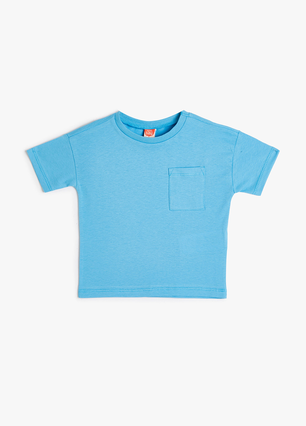 Блакитна літня футболка KOTON