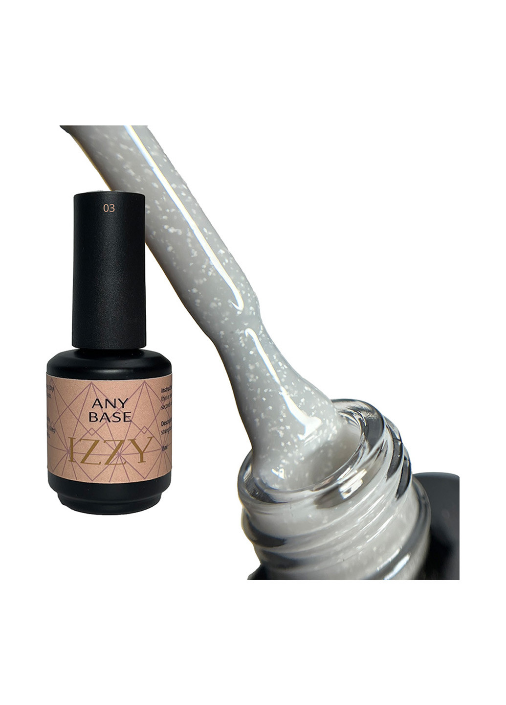 База для маникюра камуфлирующая, Any Base 03, 15 г Izzy (363030558)