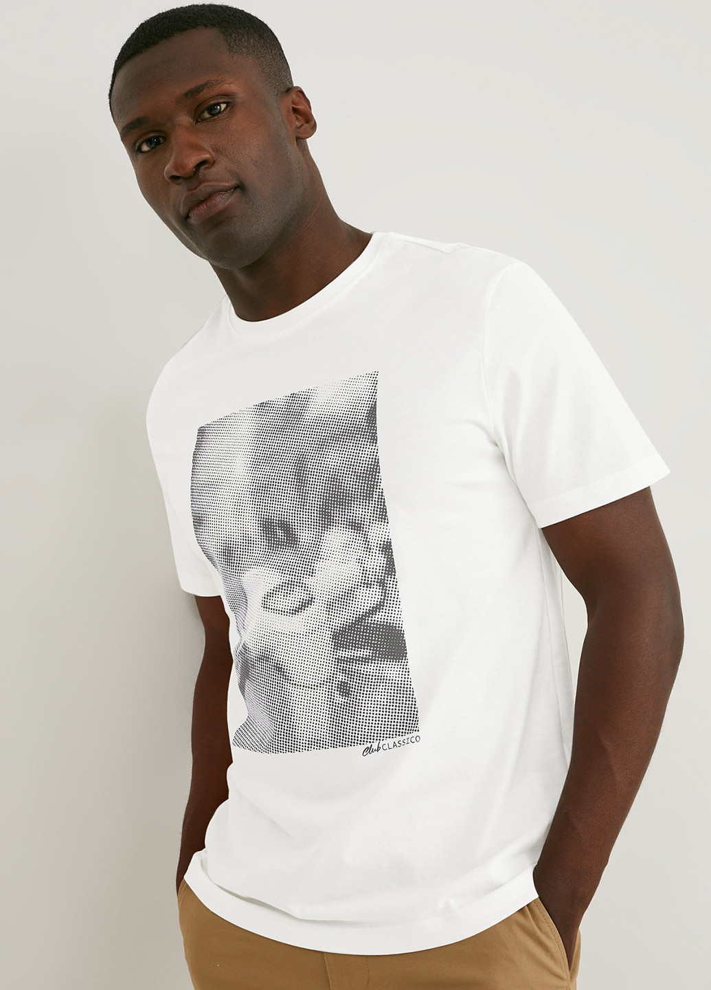 Белая футболка C&A