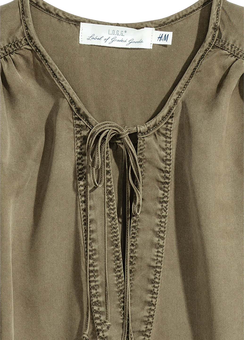 Оливкова (хакі) літня блуза H&M