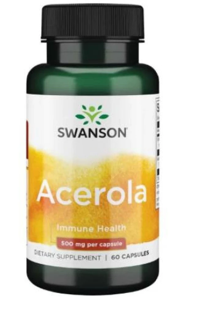 Ацерола Acerola 500 mg 60 caps Swanson (232599918)