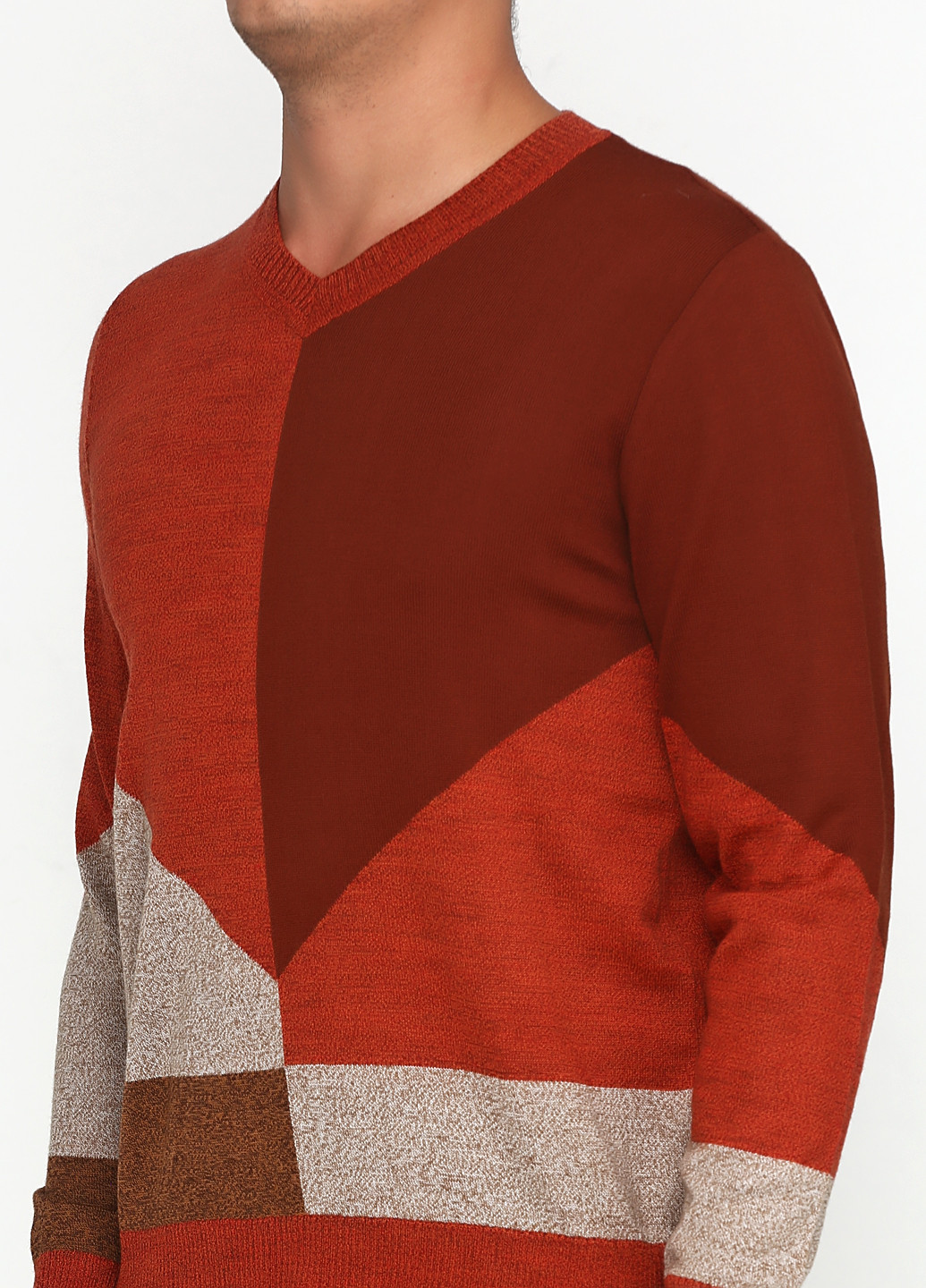 Бордовий демісезонний пуловер пуловер Folgore Milano