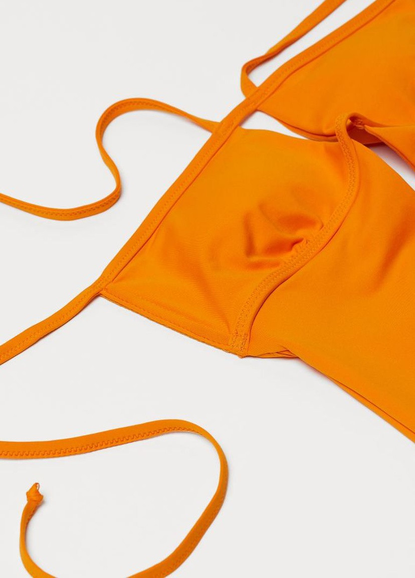 Оранжевый летний купальник H&M
