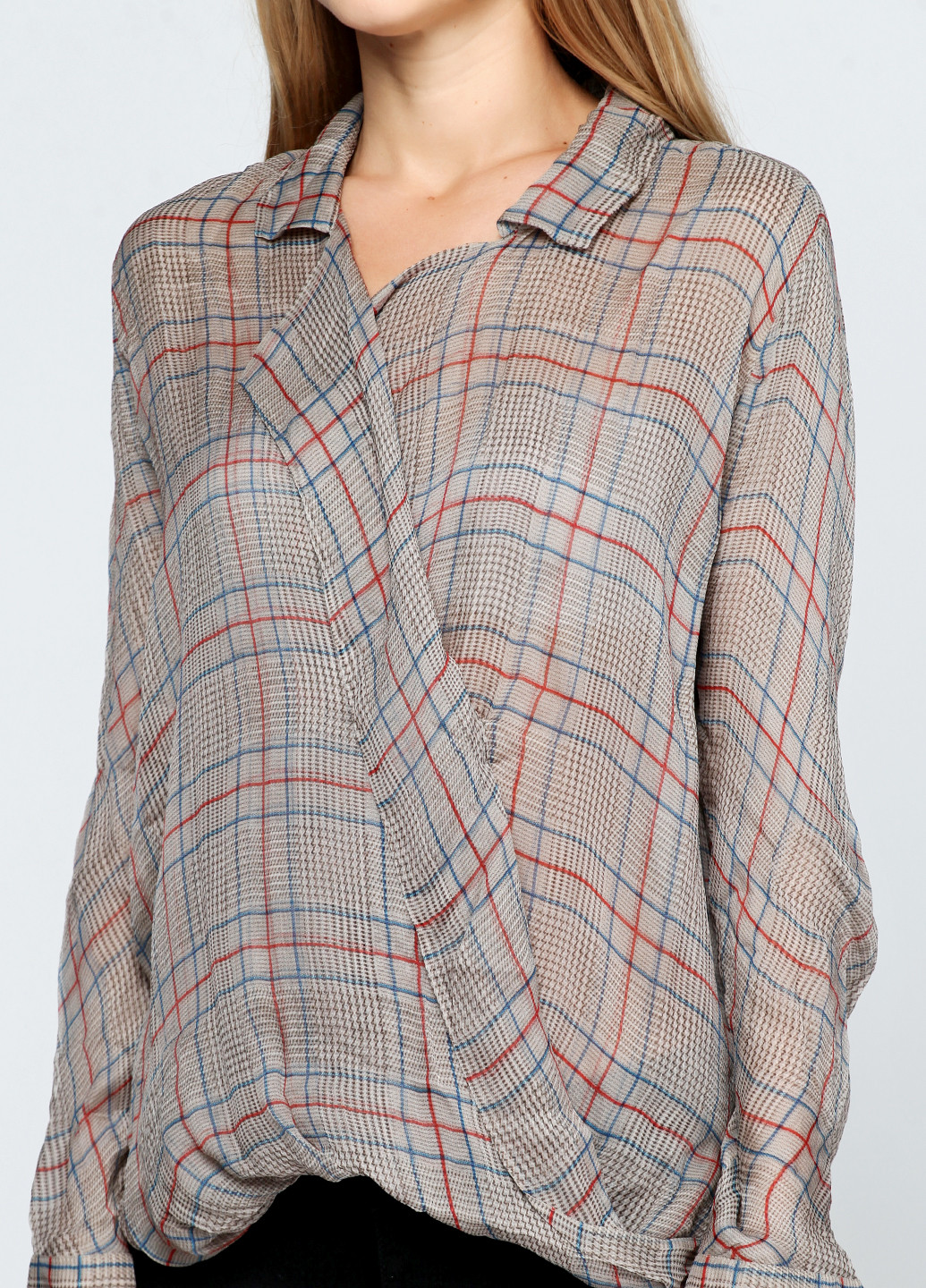 Бежевая демисезонная блуза Giorgio Armani