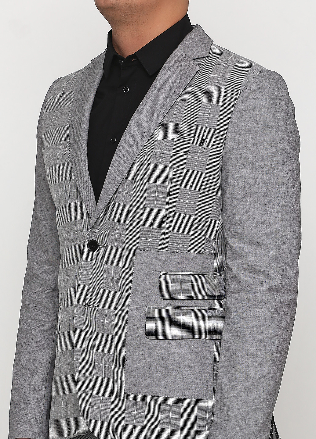 Серый демисезонный костюм (пиджак, брюки) брючный ANDRE TAN MAN