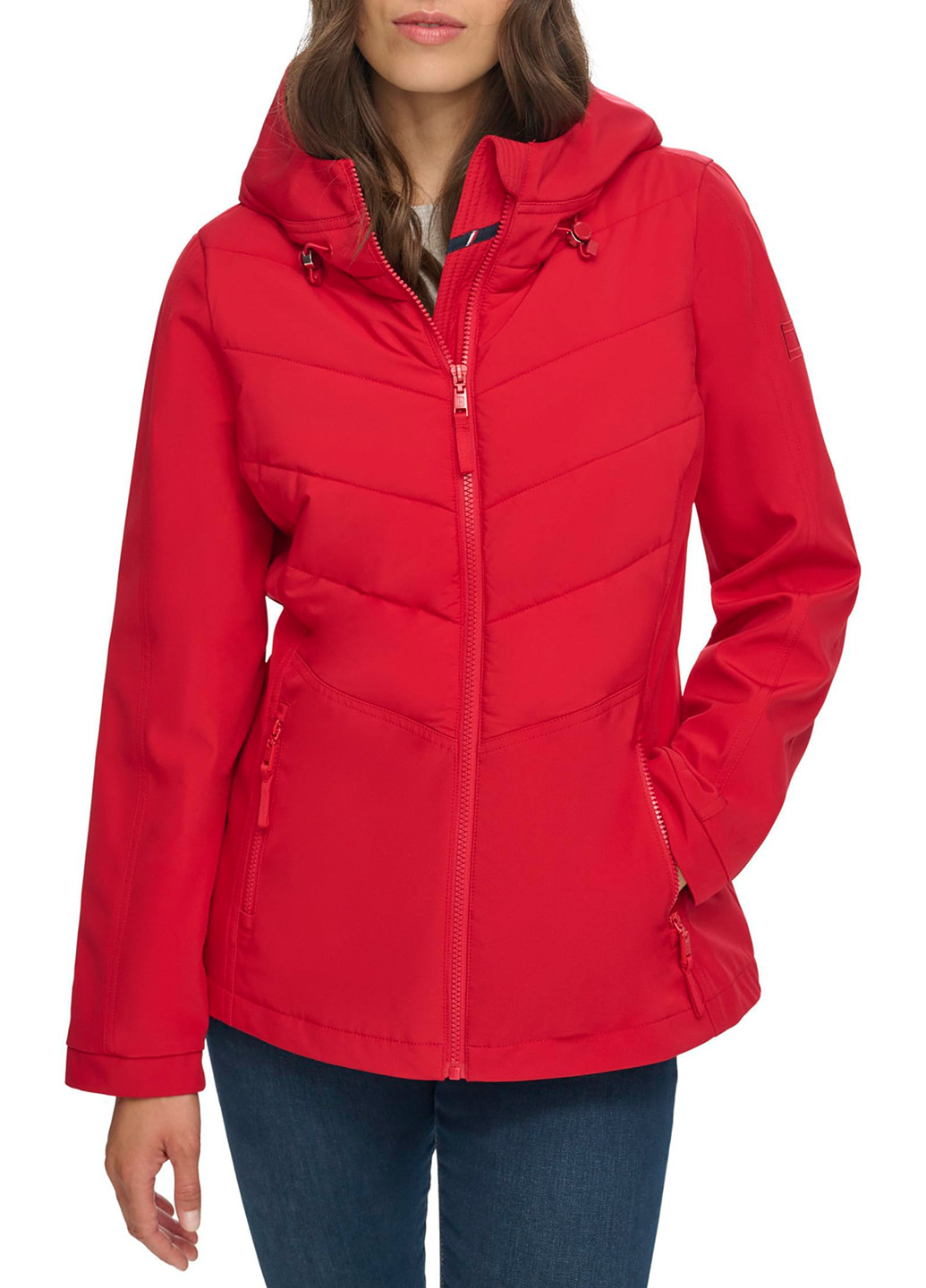 Красная демисезонная куртка Tommy Hilfiger