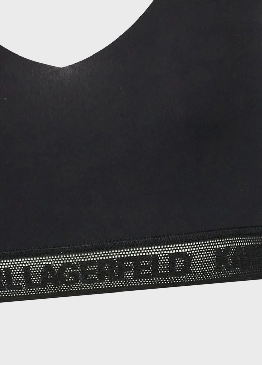 Чорний топ бюстгальтер Karl Lagerfeld без кісточок поліамід