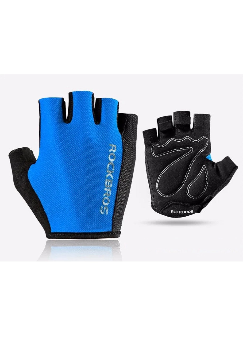 Велосипедные перчатки велоперчатки открытые без пальцев с гелевыми вставки на ладонях (63209-Нов) Размер L Francesco Marconi (252809001)