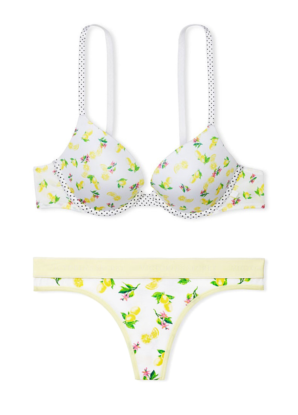 Білий демісезонний комплект (бюстгальтер, трусики) Victoria's Secret