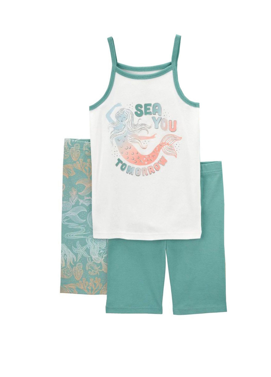 Комбінована всесезон піжама (майка, шорти (2 шт.)) майка + шорти Carter's