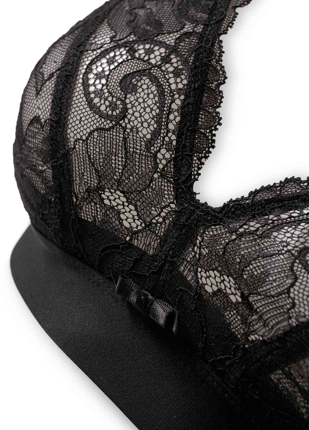 Чорний тріенджел бюстгальтер C&A без кісточок поліамід