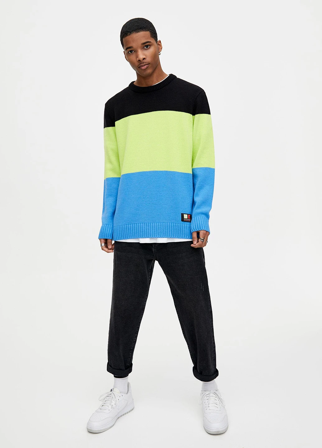 Комбінований демісезонний джемпер джемпер Pull & Bear