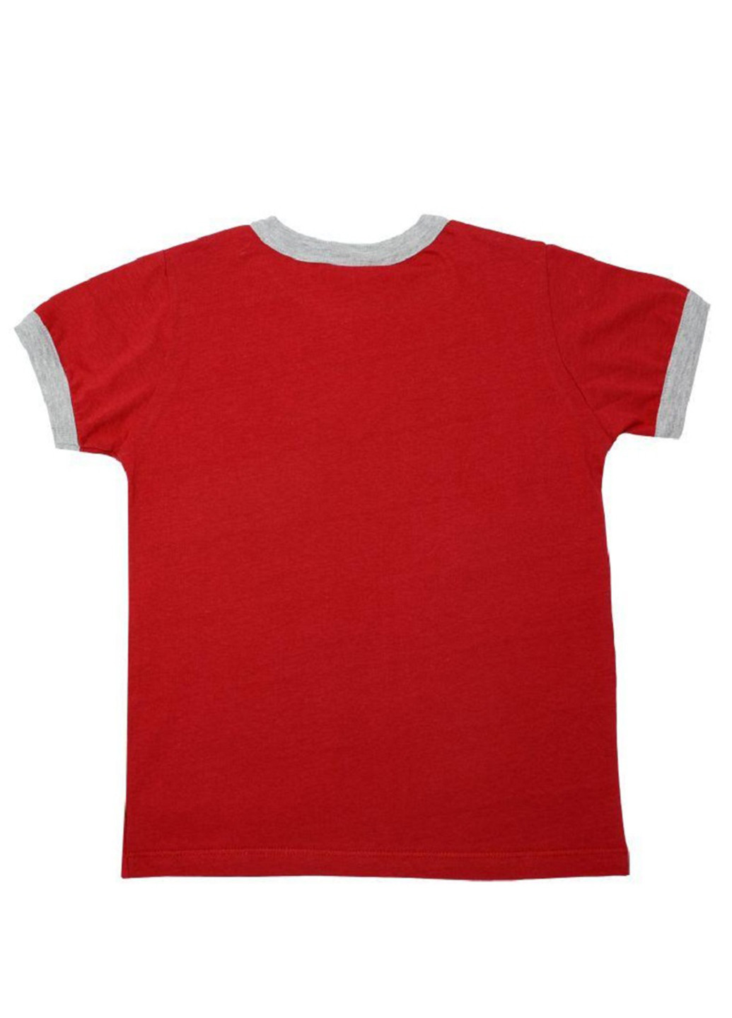 Красная летняя футболка с коротким рукавом Girandola