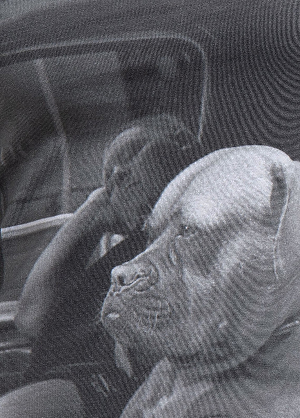 Біла футболка з принтом Dog Ko Samui - (250382456)