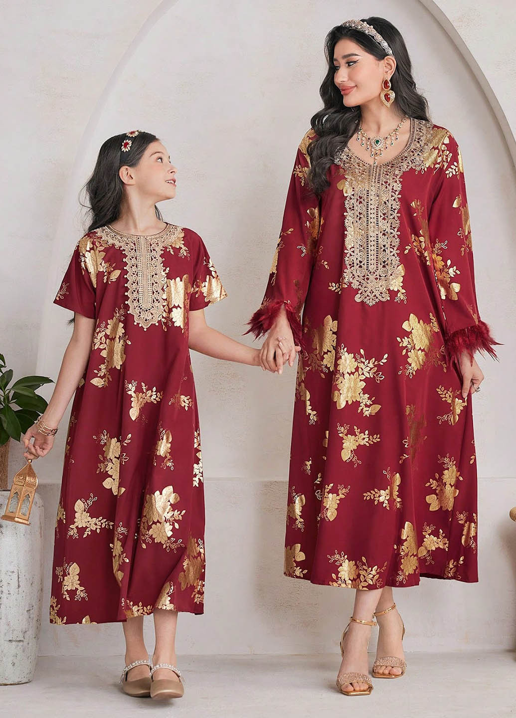 Тёмно-красное платье SHEIN (322908857)