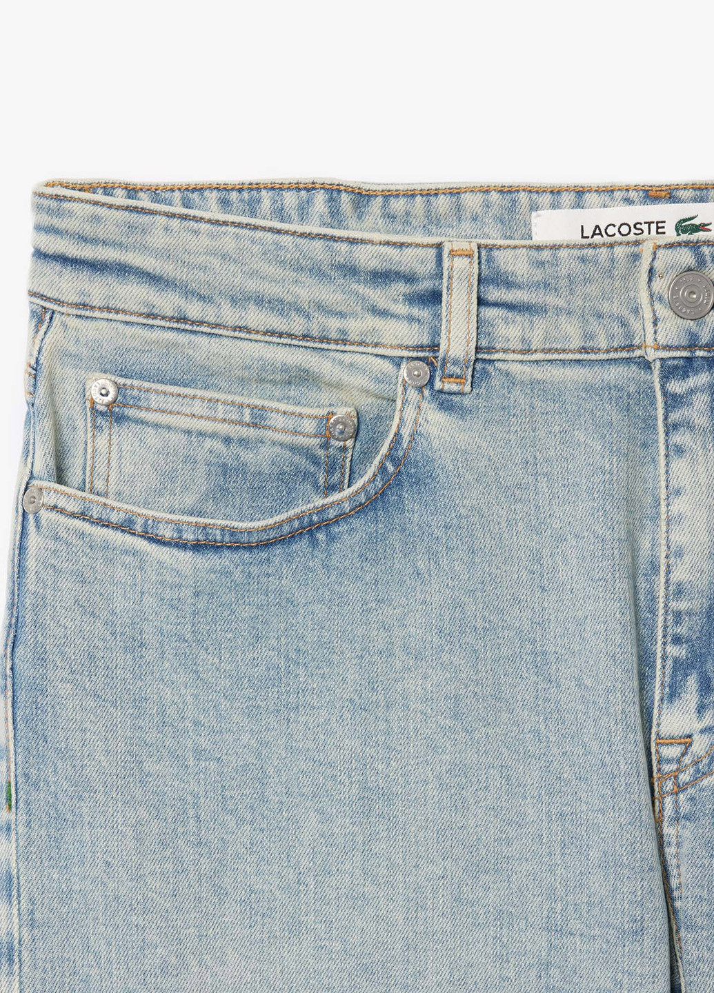 Голубые демисезонные джинсы Lacoste