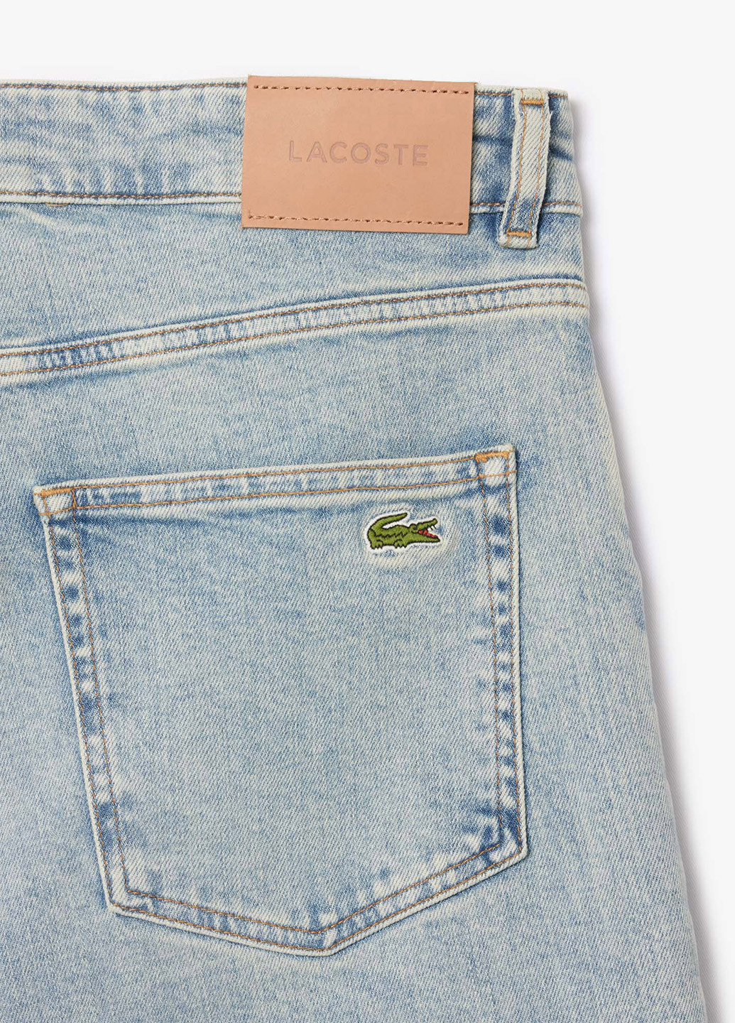 Голубые демисезонные джинсы Lacoste