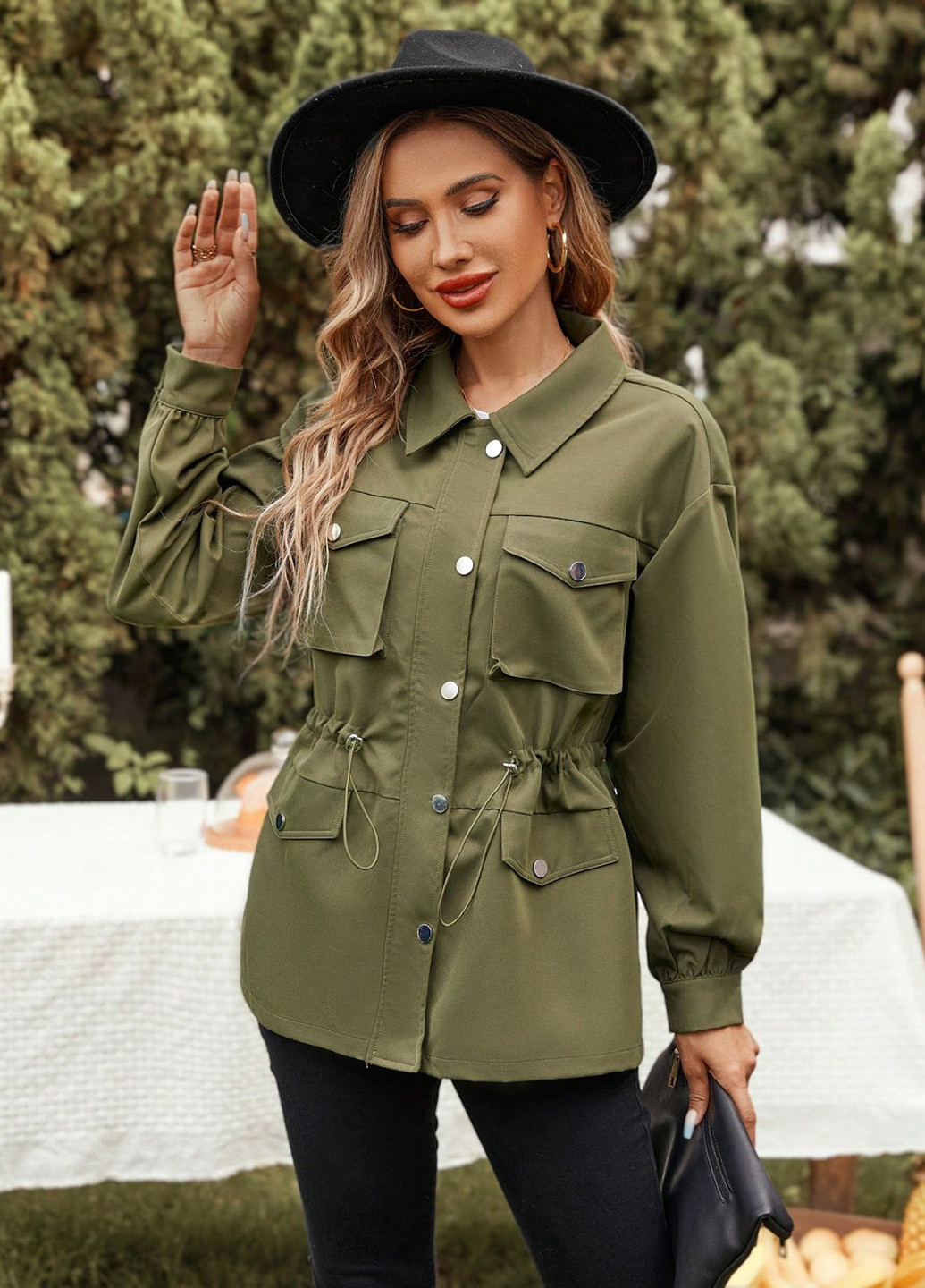 Куртка-рубашка SHEIN (324630442)