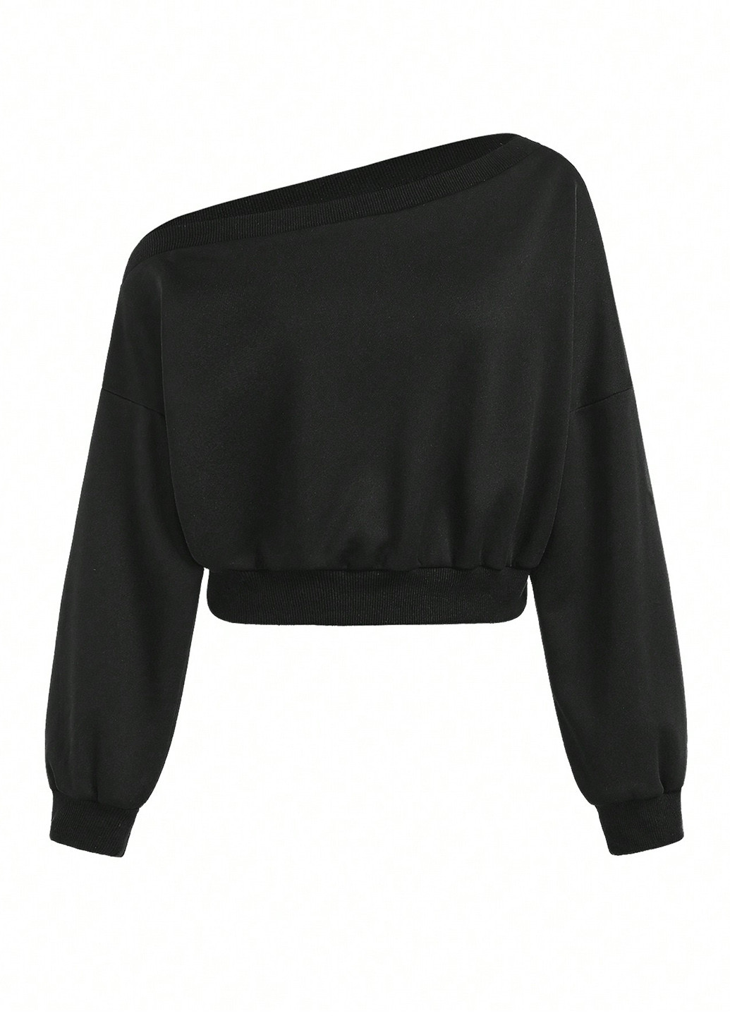 Чорний демісезонний костюм (світшот, штани) брючний SHEIN