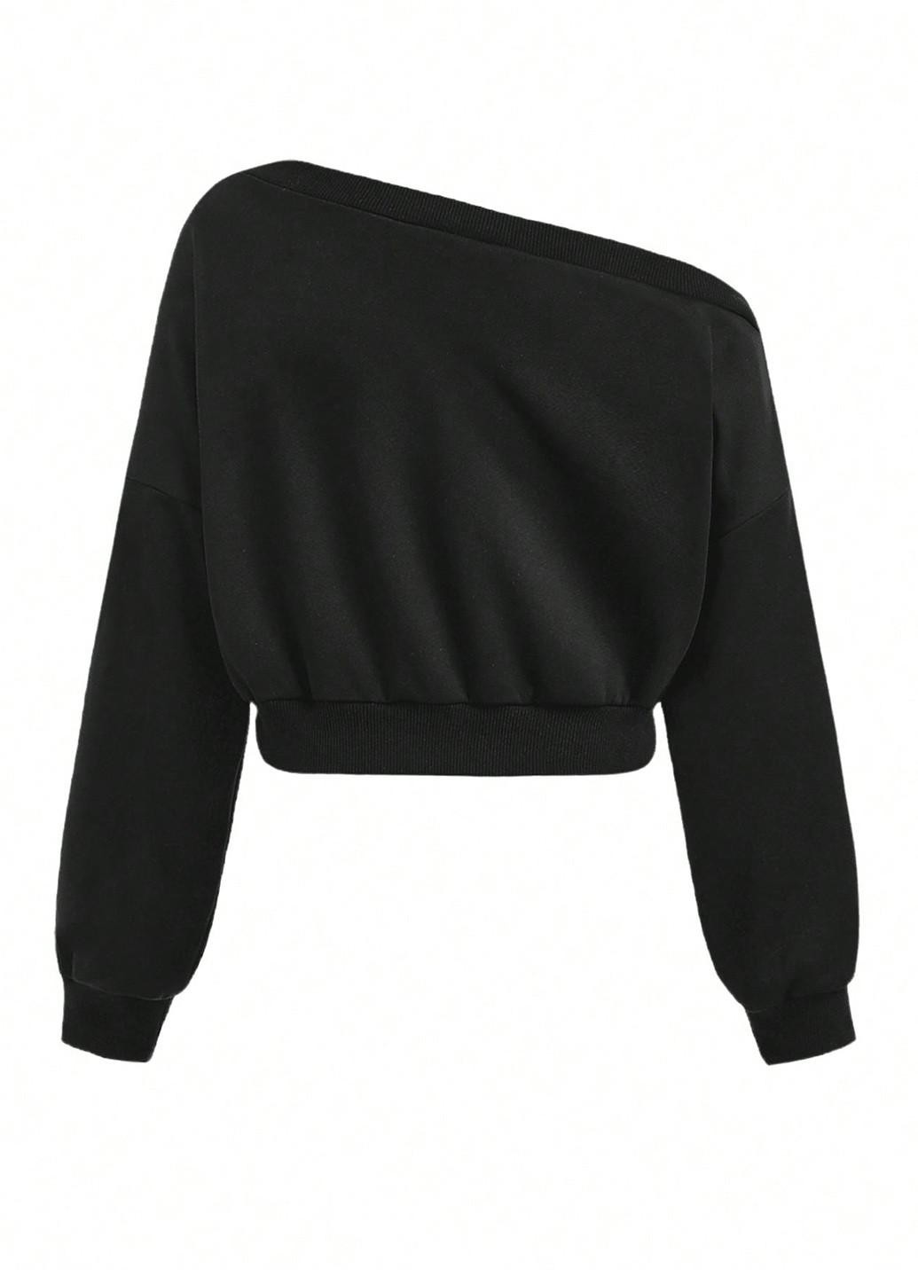 Чорний демісезонний костюм (світшот, штани) брючний SHEIN