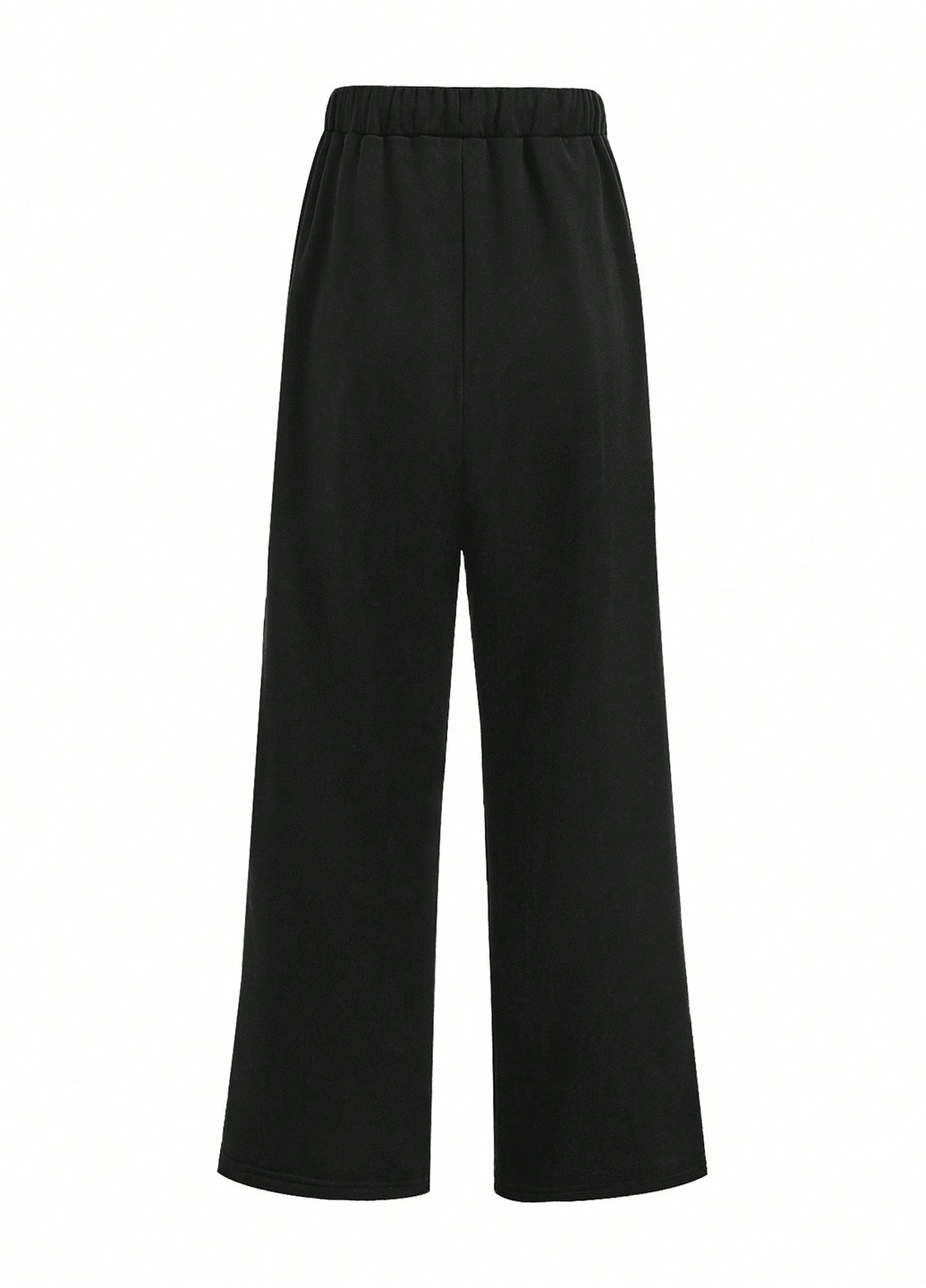 Чорний демісезонний костюм (світшот, штани) брючний SHEIN