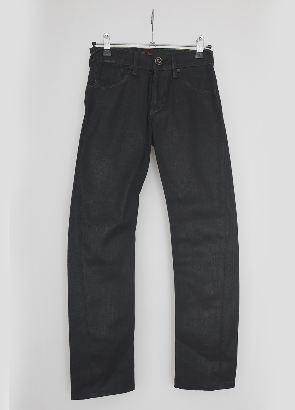 Темно-серые демисезонные со средней талией джинсы Ra-Re