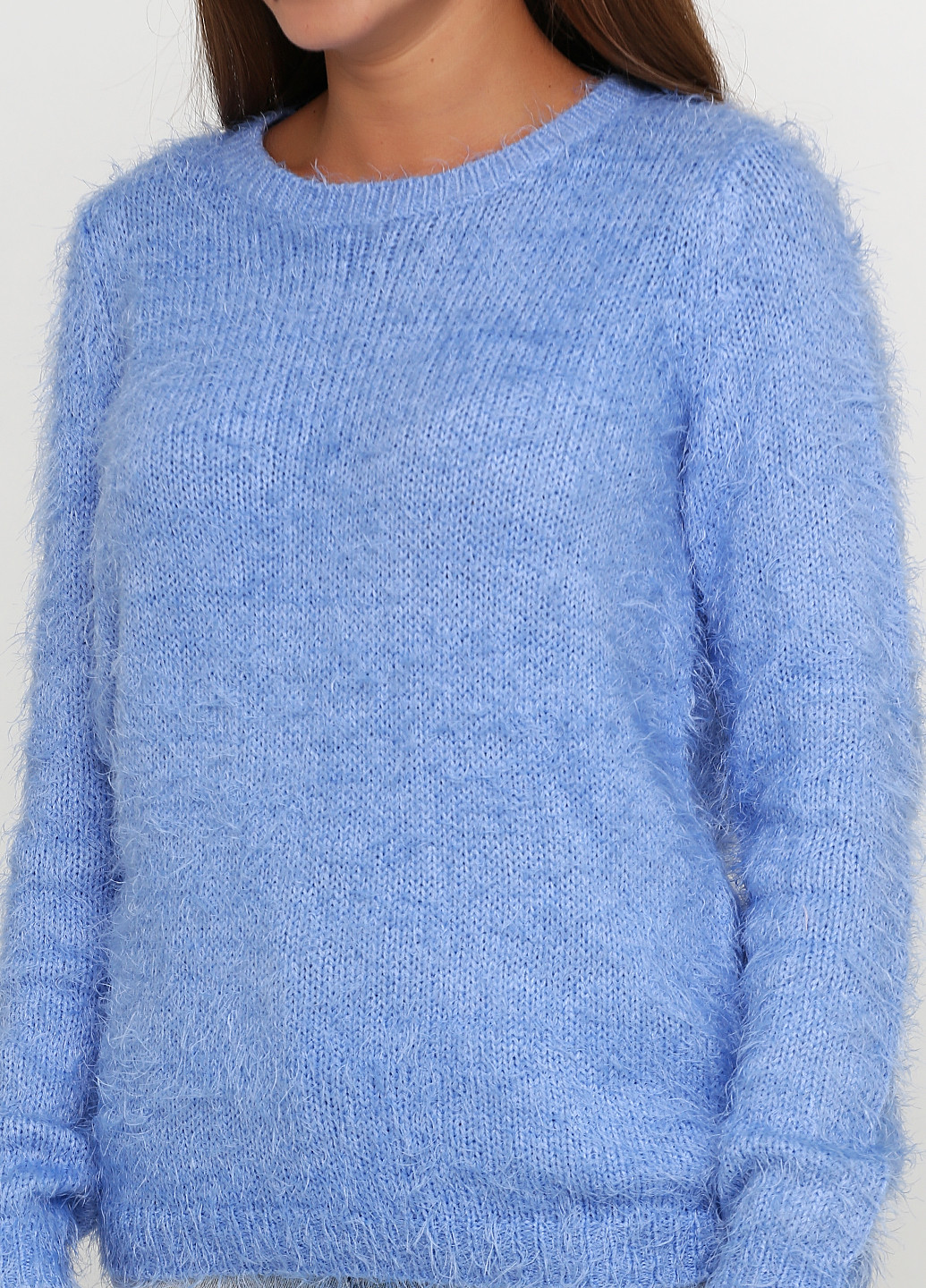 Блакитний зимовий джемпер джемпер Jean Pascale
