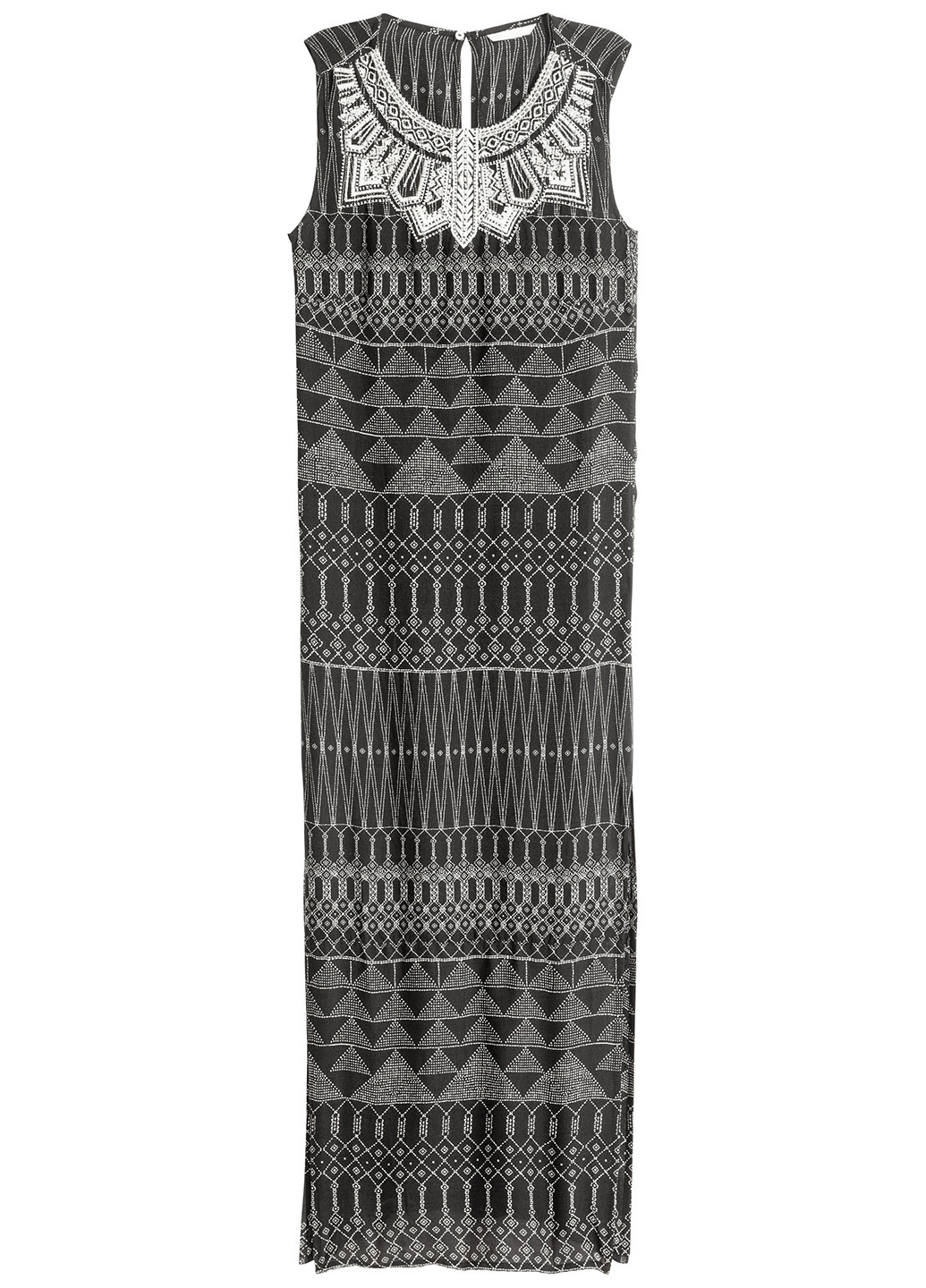 Комбінована кежуал платье H&M з орнаментом