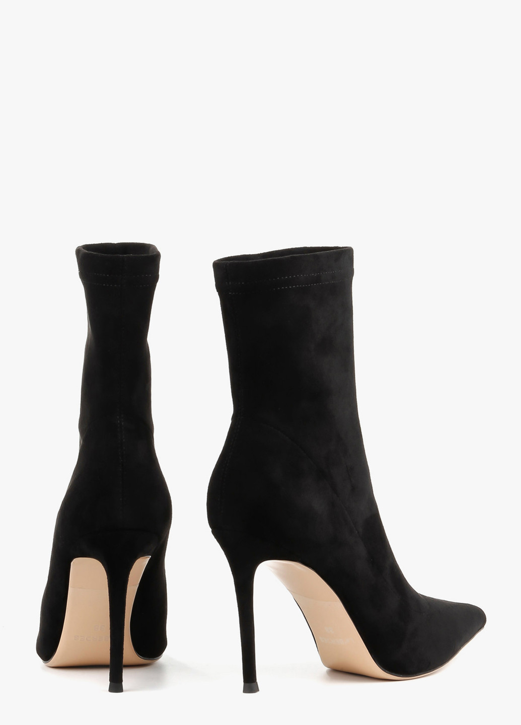 Черные демисезонная ботильоны Le'BERDES