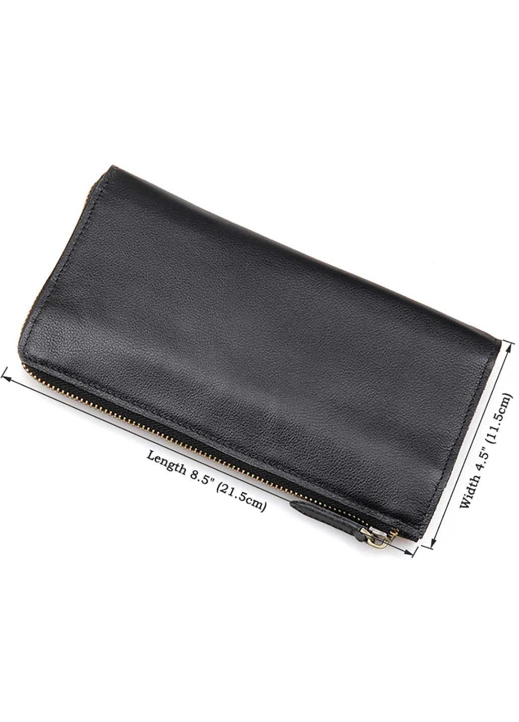 Чоловік шкіряний клатч 21,5х11,5х2,5 см Vintage (229459984)