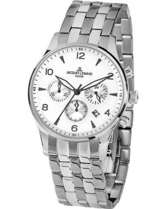 Часы наручные 1-1654ZF классика Jacques Lemans (229044674)