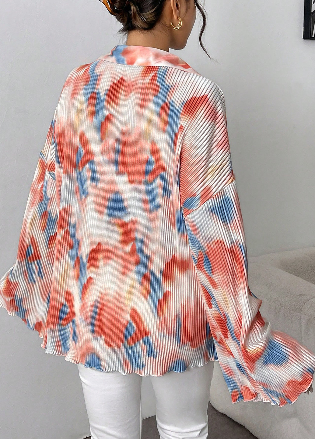 Комбинированная блуза SHEIN