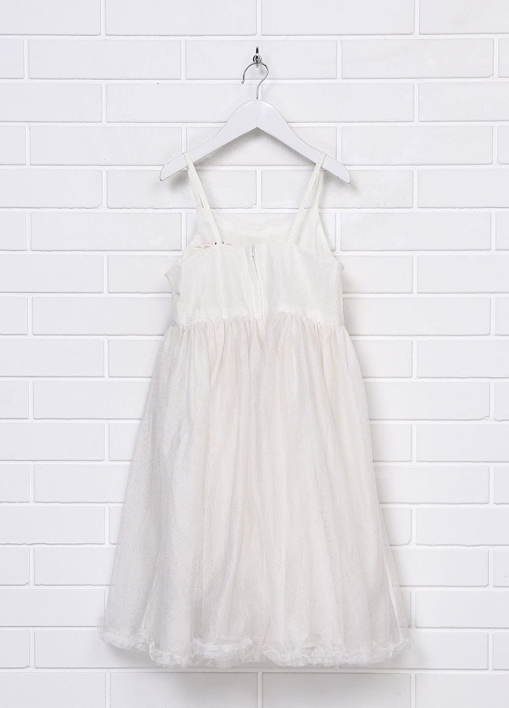 Молочное праздничный платье а-силуэт H&M однотонное
