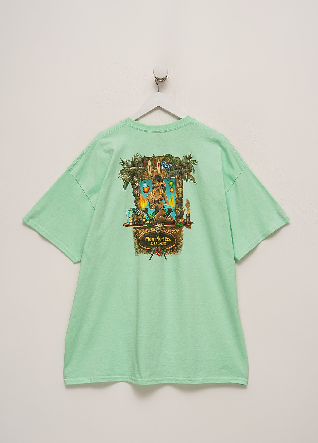 Салатовая футболка Gildan