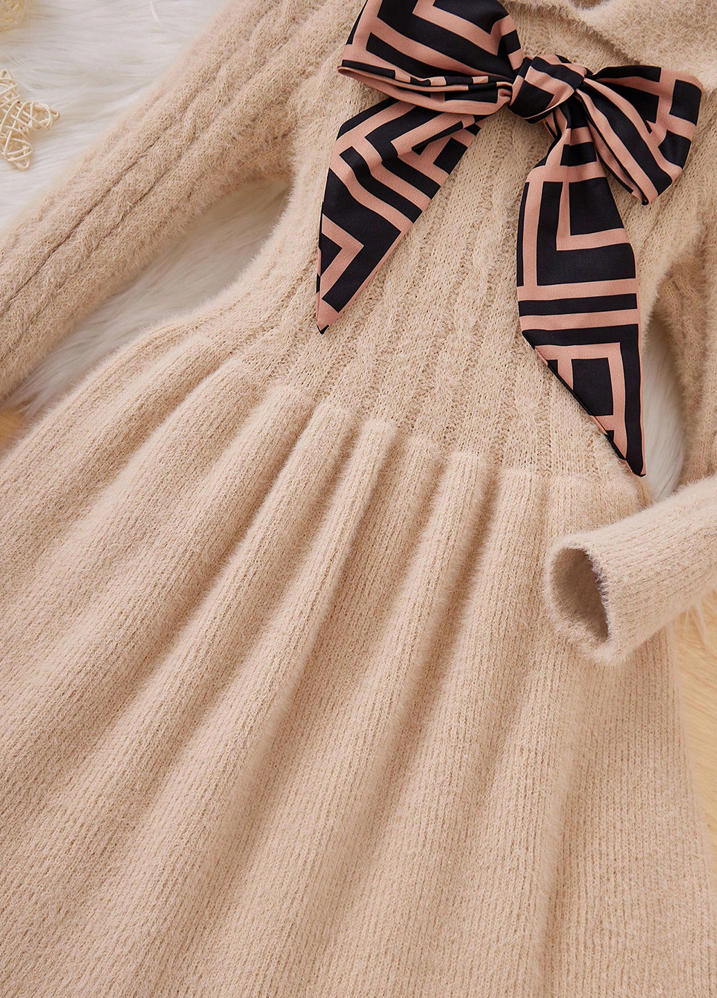 Світло-бежева сукня SHEIN (316111535)