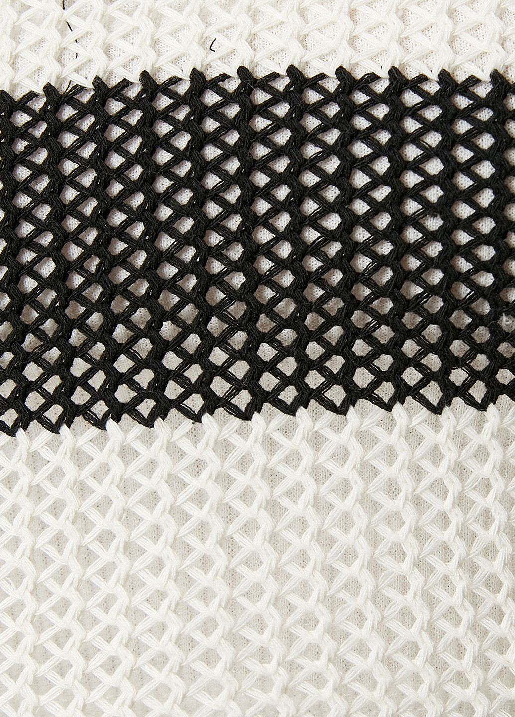 Чорно-білий демісезонний светр пуловер KOTON