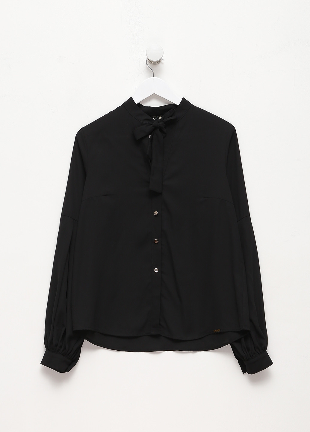 Черная летняя блуза PDK