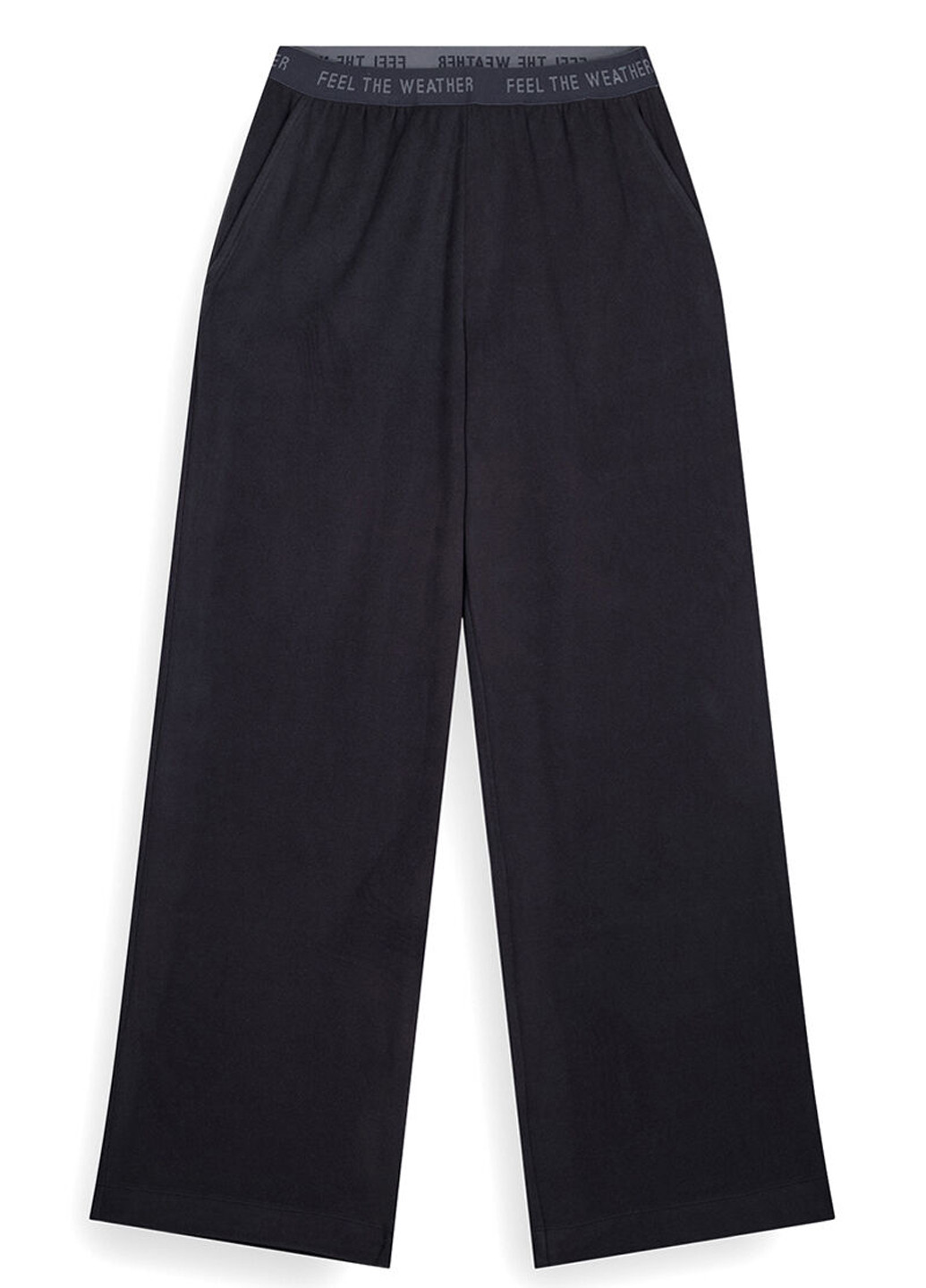 Темно-серые кэжуал демисезонные прямые брюки Women'secret
