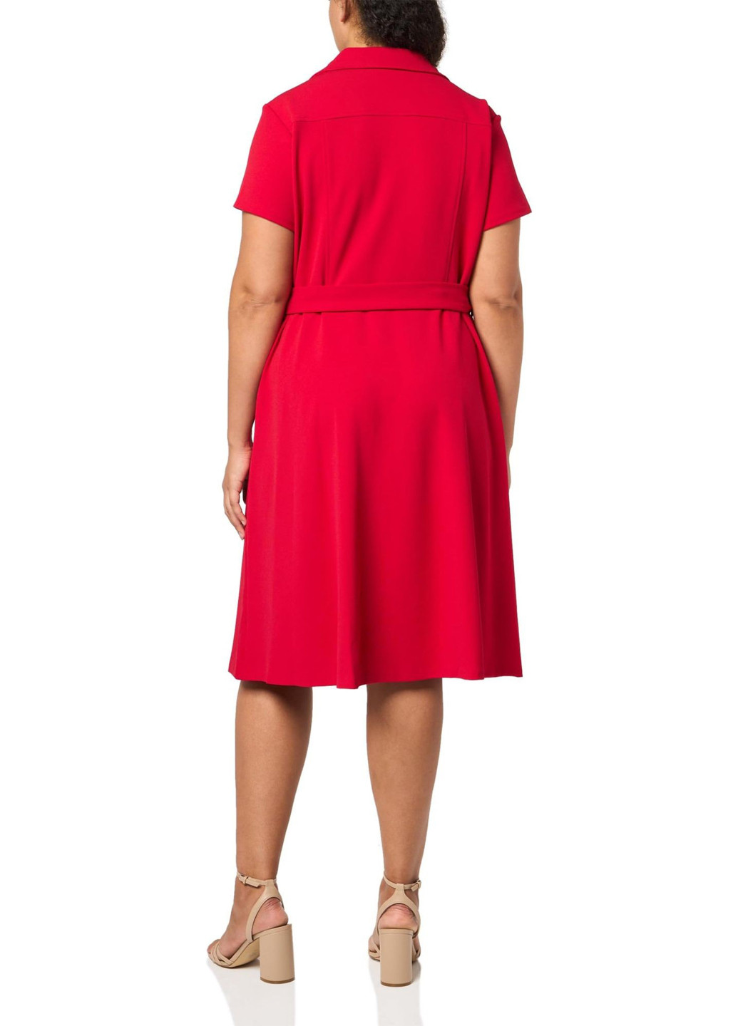 Червона кежуал сукня поло Tommy Hilfiger однотонна