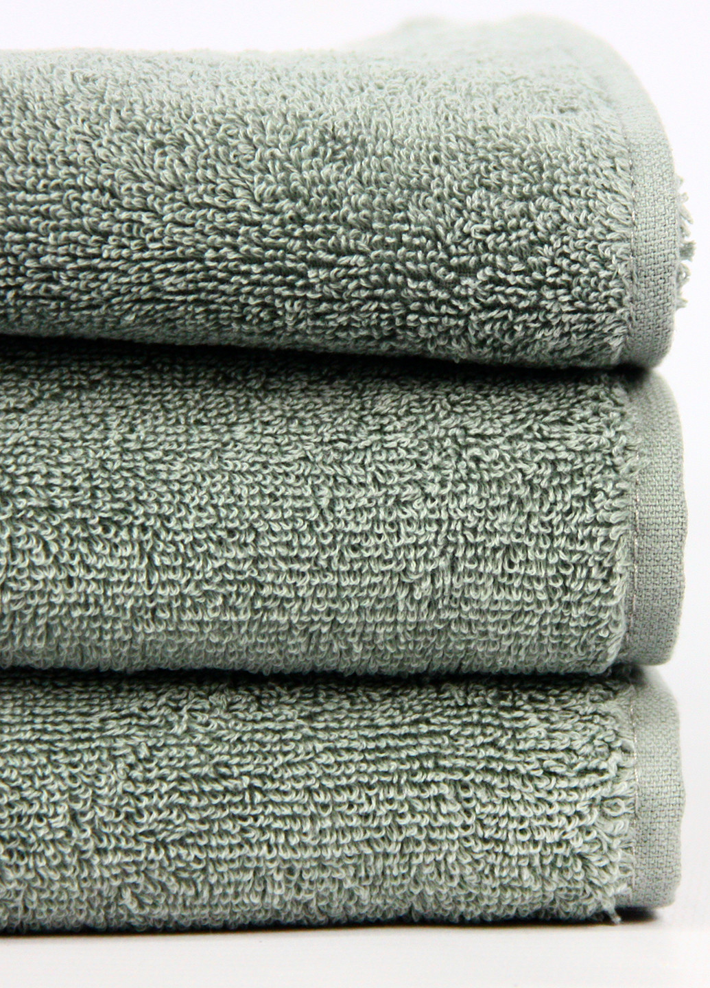 Maisonette полотенце (1 шт.), 34х80 см однотонный серо-зеленый производство - Турция